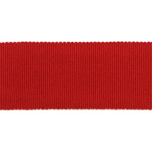 Versailles 1.5" Grosgrain Ribbon Red by Europatex Designer Trim