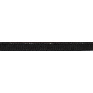 Versailles 1/8" Piping Woven Lip Cord Black by Europatex Designer Fabric