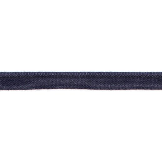 Versailles 1/8" Piping Woven Lip Cord - Indigo by Europatex Designer Fabric Versailles 64% Rayon, 36% Cotton China See Sample Horizontal: N/A and Vertical: N/A 0.13 inches  - Swanky Fabrics -