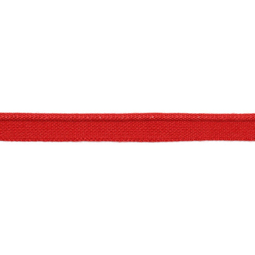 Versailles 1/8" Piping Woven Lip Cord - Red by Europatex Designer Fabric Versailles 64% Rayon, 36% Cotton China See Sample Horizontal: N/A and Vertical: N/A 0.13 inches  - Swanky Fabrics -