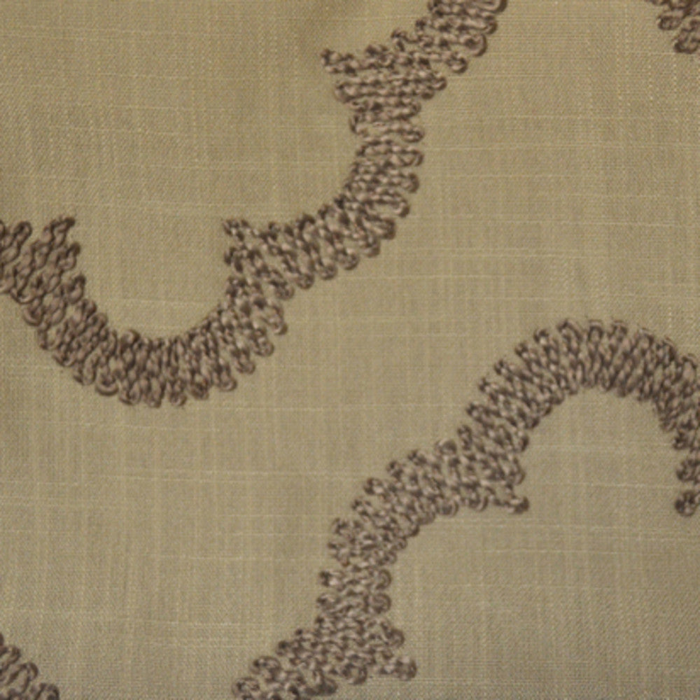 Virginia Sand by Europatex Designer Fabric Virginia 100% Polyester V: 7.87" H: 15.75" 57.00 inches - Swanky Fabrics -