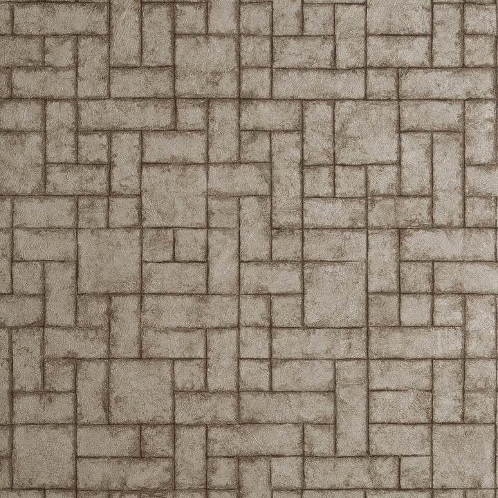 Sandstone Antique by Clarke And Clarke Designer Wallcovering CLARKE & CLARKE REFLECTIONS WOOD PULP - 74%;BINDER - 13%;POLYESTER - 13% United Kingdom Horizontal: 20.875 and Vertical: 10.5 20.875 - Swanky Fabrics -