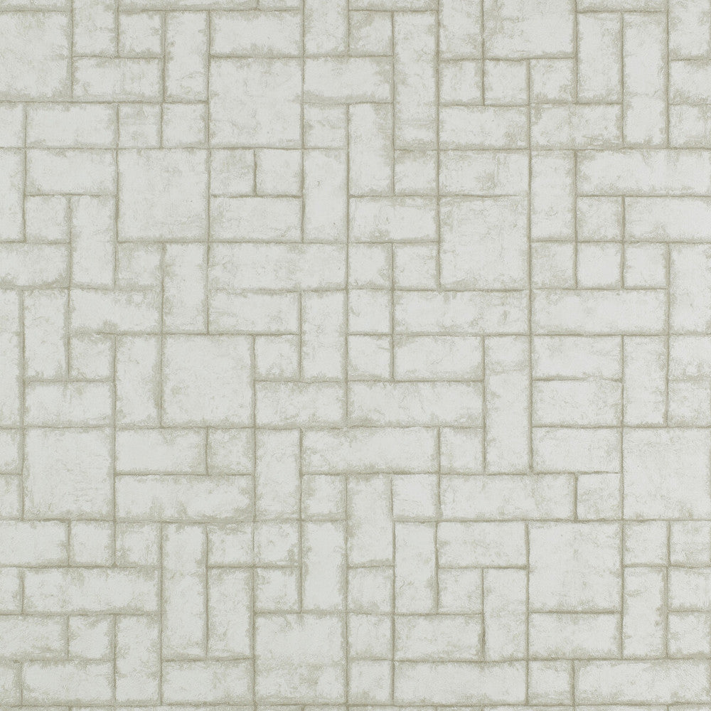 Sandstone Pearl by Clarke And Clarke Designer Wallcovering CLARKE & CLARKE REFLECTIONS WOOD PULP - 74%;BINDER - 13%;POLYESTER - 13% United Kingdom - Horizontal: 20.875 and Vertical: 10.5 20.875 - Swanky Fabrics -
