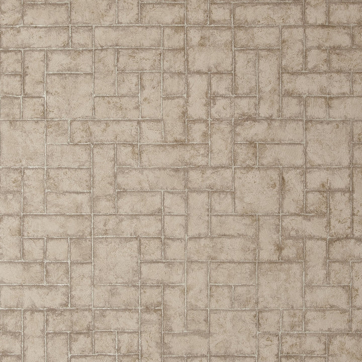 Sandstone Taupe by Clarke And Clarke Designer Wallcovering CLARKE & CLARKE REFLECTIONS WOOD PULP - 74%;BINDER - 13%;POLYESTER - 13% United Kingdom Horizontal: 20.875 and Vertical: 10.5 20.875 - Swanky Fabrics -