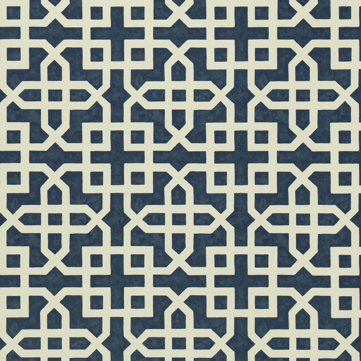Monserrat Indigo by Clarke And Clarke Wallcovering Clarke And Clarke Wallcovering Monserrat IndigoWallcovering CLARKE & CLARKE COLONY Belgium </p><p>Repeat: H: 0, V: 7 20.875 - Fabric Carolina -
