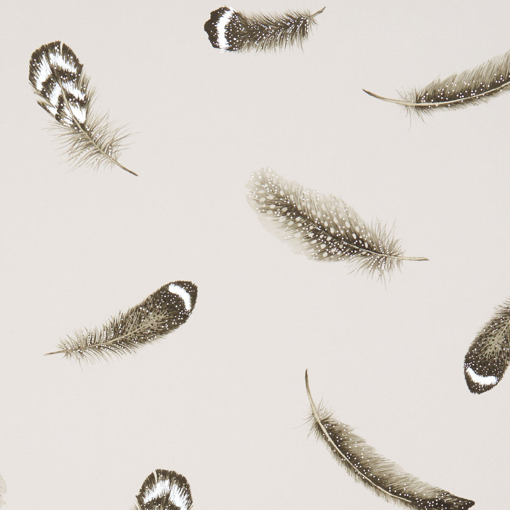 Plumis Blush/Gilver by Clarke And Clarke Designer Wallcovering CLARKE & CLARKE BOTANICA United Kingdom Horizontal: and Vertical: 20.5 - Swanky Fabrics -