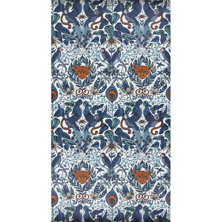 Amazon Blue by Clarke And Clarke Wallcovering Clarke And Clarke Wallcovering Amazon BlueWallcovering ANIMALIA BY EMMA J SHIPLEY FOR C&C United Kingdom </p><p>Repeat: H: 0, V: 18 20.5 - Fabric Carolina -