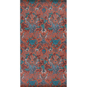 Amazon Red by Clarke And Clarke Designer Wallcovering