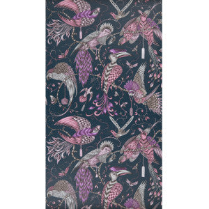 Audubon Pink by Clarke And Clarke Designer Wallcovering