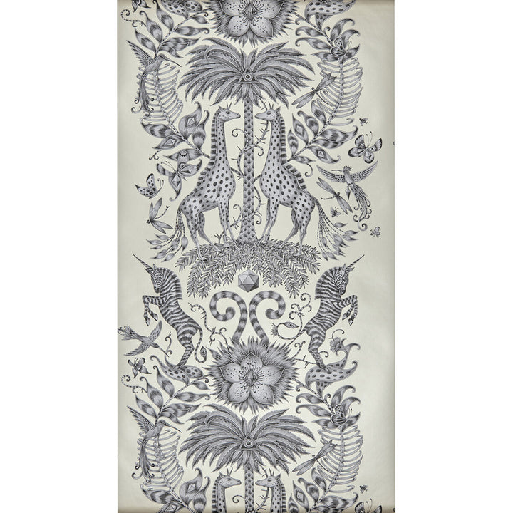 Kruger Monochrome by Clarke And Clarke Wallcovering Clarke And Clarke Wallcovering Kruger MonochromeWallcovering ANIMALIA BY EMMA J SHIPLEY FOR C&C United Kingdom </p><p>Repeat: H: 0, V: 27.125 20.5 - Fabric Carolina -