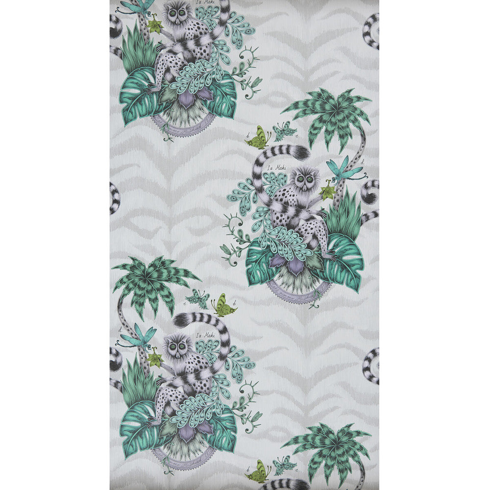 Lemur Jungle by Clarke And Clarke Wallcovering Clarke And Clarke Wallcovering Lemur JungleWallcovering ANIMALIA BY EMMA J SHIPLEY FOR C&C United Kingdom </p><p>Repeat: H: 0, V: 25.25 20.5 - Fabric Carolina -