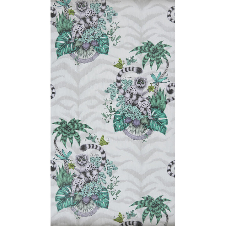 Lemur Jungle by Clarke And Clarke Wallcovering Clarke And Clarke Wallcovering Lemur JungleWallcovering ANIMALIA BY EMMA J SHIPLEY FOR C&C United Kingdom </p><p>Repeat: H: 0, V: 25.25 20.5 - Fabric Carolina -