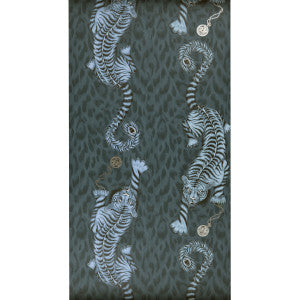 Tigris Navy by Clarke And Clarke Designer Wallcovering