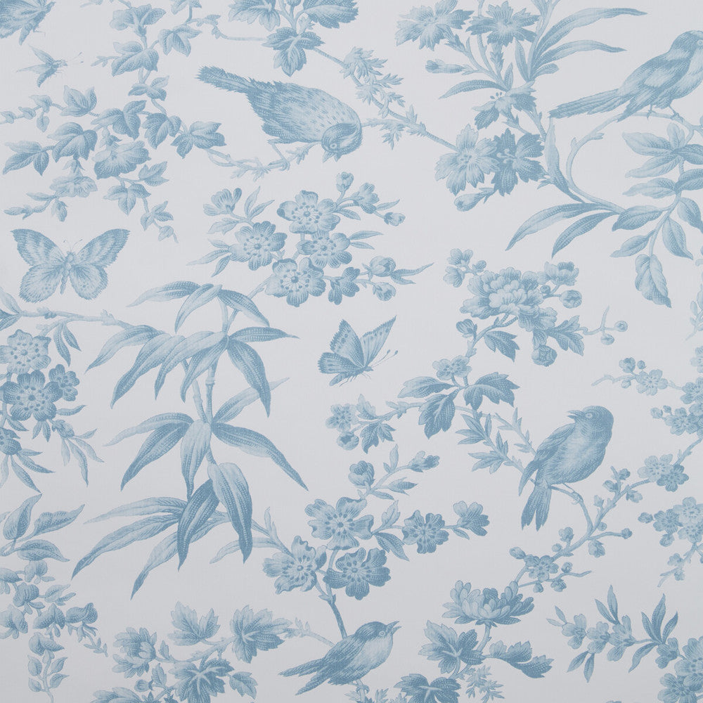 Amelia Wp Seafoam by Clarke And Clarke Designer Wallcovering CLARKE & CLARKE OASIS WP & FABRIC - Belgium - Horizontal: - and Vertical: - 20.875 - Swanky Fabrics -