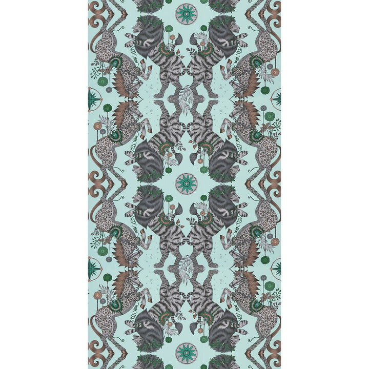 Caspian Wp Aqua by Clarke And Clarke Wallcovering Clarke And Clarke Wallcovering Caspian Wp Aqua Wallcovering WILDERIE BY EMMA J SHIPLEY FOR C&C NON WOVEN - 100% United Kingdom </p><p>Repeat: H: 0, V: 18 21 - Fabric Carolina -