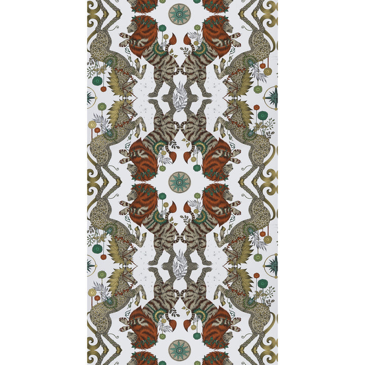 Caspian Wp Gold by Clarke And Clarke Designer Wallcovering WILDERIE BY EMMA J SHIPLEY FOR C&C NON WOVEN - 100% United Kingdom Horizontal: 0 and Vertical: 18 21 - Swanky Fabrics -