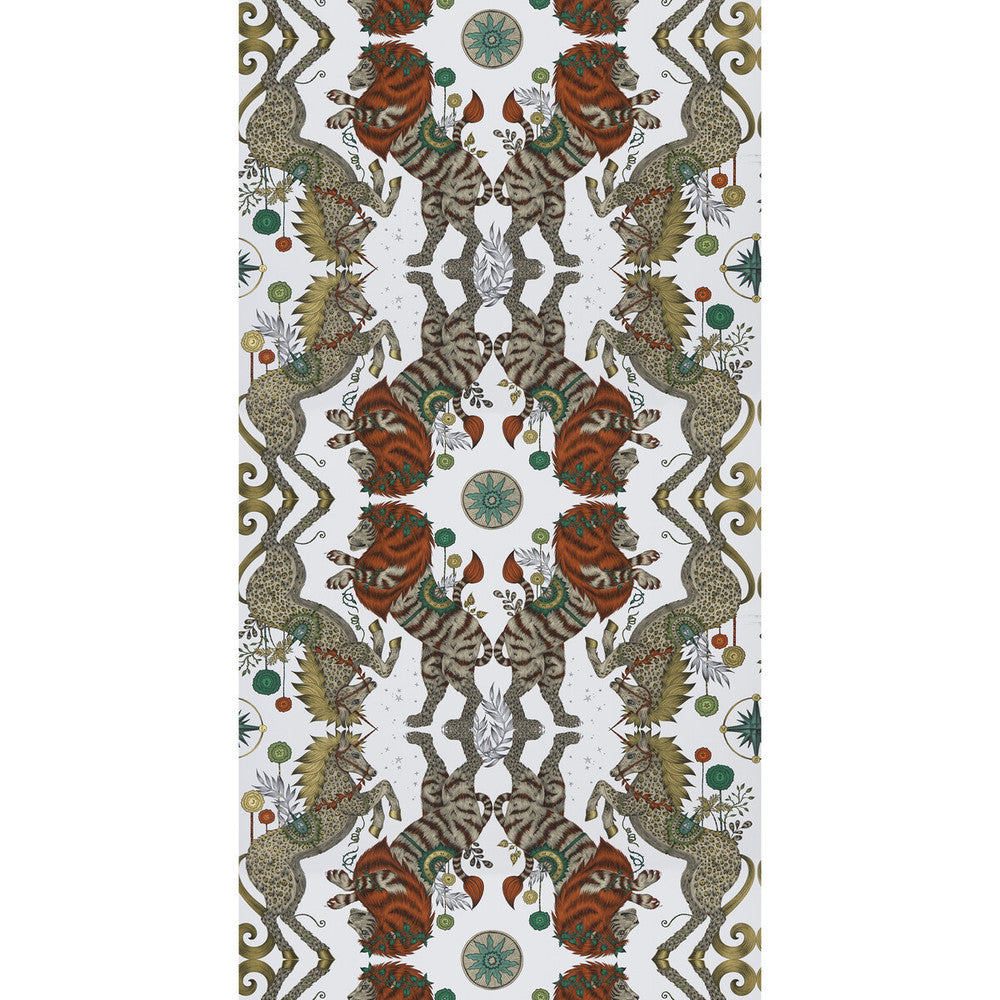 Caspian Wp Gold by Clarke And Clarke Designer Wallcovering WILDERIE BY EMMA J SHIPLEY FOR C&C NON WOVEN - 100% United Kingdom Horizontal: 0 and Vertical: 18 21 - Swanky Fabrics -
