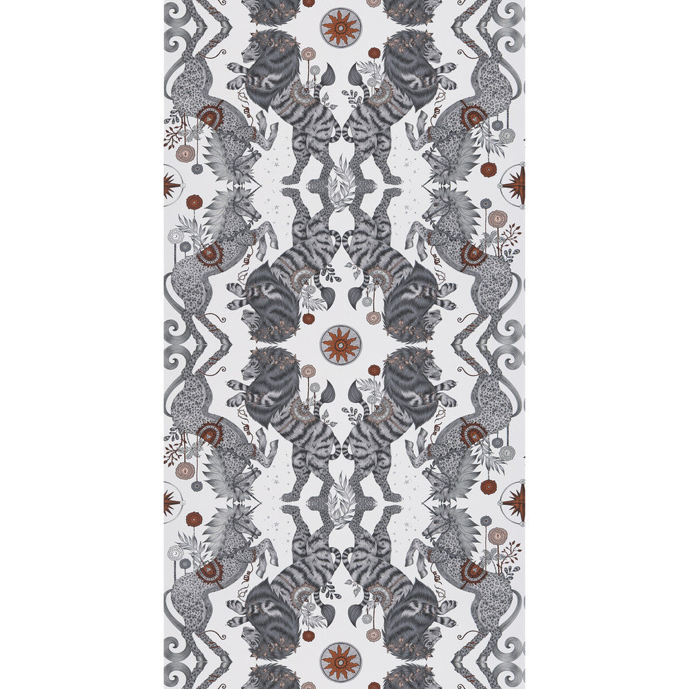 Caspian Wp Nude by Clarke And Clarke Designer Wallcovering WILDERIE BY EMMA J SHIPLEY FOR C&C NON WOVEN - 100% United Kingdom Horizontal: 0 and Vertical: 18 21 - Swanky Fabrics -