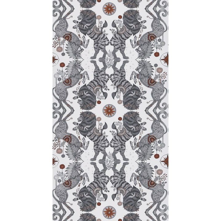 Caspian Wp Nude by Clarke And Clarke Designer Wallcovering WILDERIE BY EMMA J SHIPLEY FOR C&C NON WOVEN - 100% United Kingdom Horizontal: 0 and Vertical: 18 21 - Swanky Fabrics -
