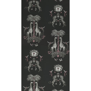 Creatura Charcoal by Clarke And Clarke Designer Wallcovering