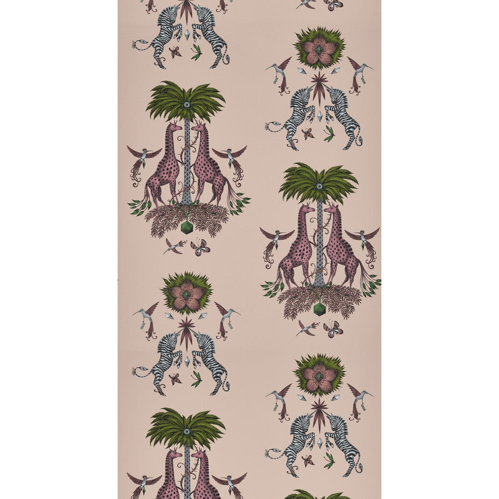 Creatura Pink by Clarke And Clarke Wallcovering Clarke And Clarke Wallcovering Creatura Pink Wallcovering WILDERIE BY EMMA J SHIPLEY FOR C&C NON WOVEN - 100% United Kingdom </p><p>Repeat: H: 0, V: 25.24 21 - Fabric Carolina -