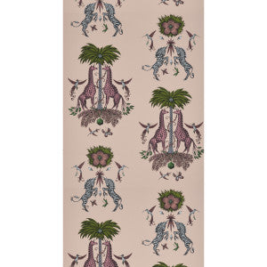 Creatura Pink by Clarke And Clarke Designer Wallcovering