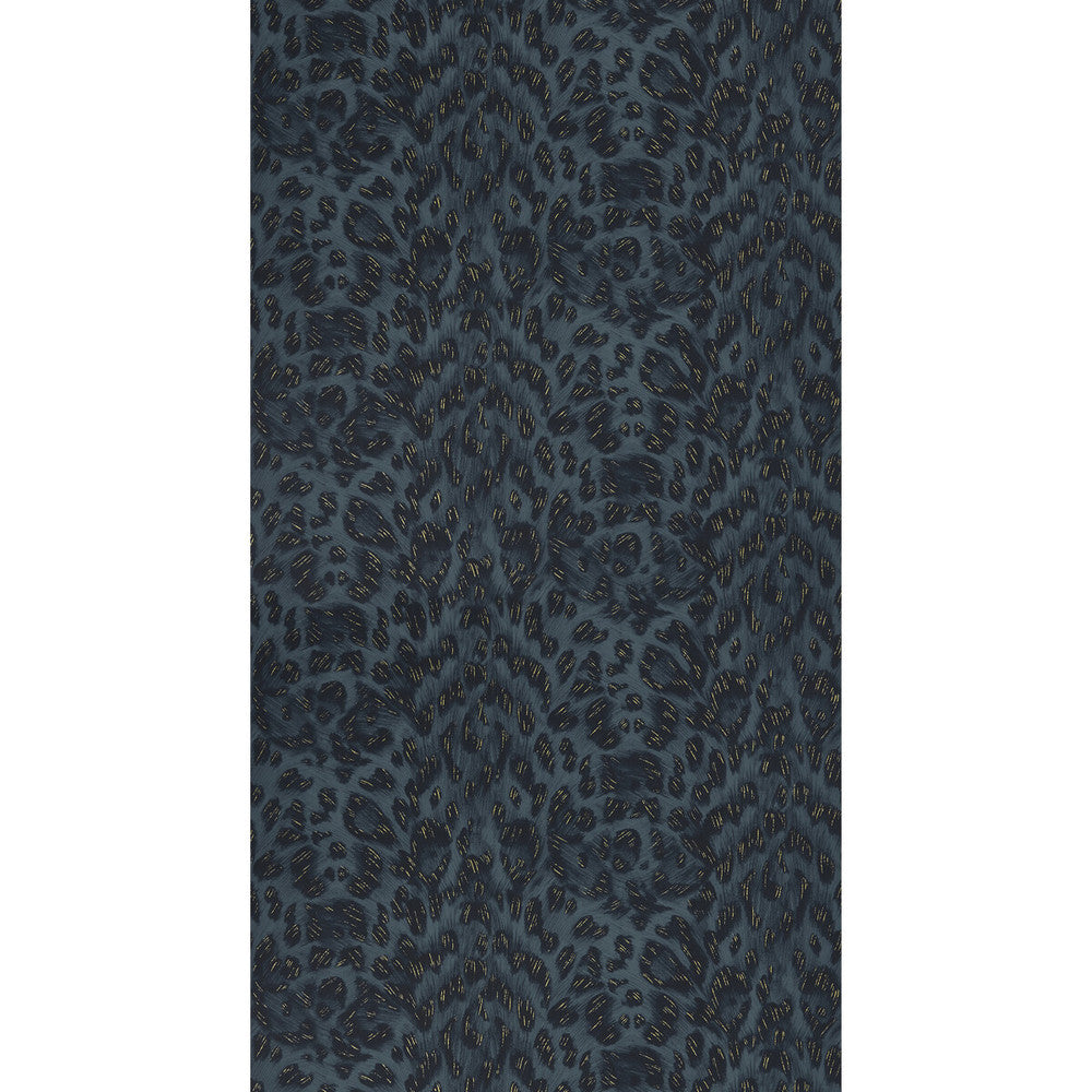 Felis Navy by Clarke And Clarke Designer Wallcovering WILDERIE BY EMMA J SHIPLEY FOR C&C NON WOVEN - 100% United Kingdom Horizontal: 0 and Vertical: 10.24 21 - Swanky Fabrics -
