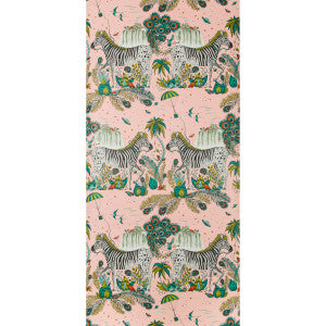 Lost World Pink by Clarke And Clarke Designer Wallcovering