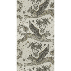 Lynx Gilver by Clarke And Clarke Designer Wallcovering