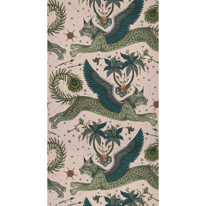 Lynx Pink by Clarke And Clarke Designer Wallcovering