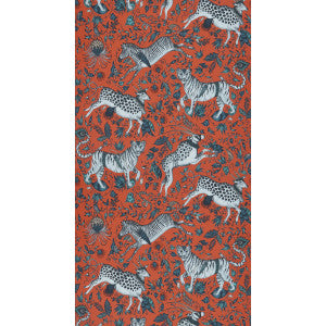 Protea Coral by Clarke And Clarke Designer Wallcovering