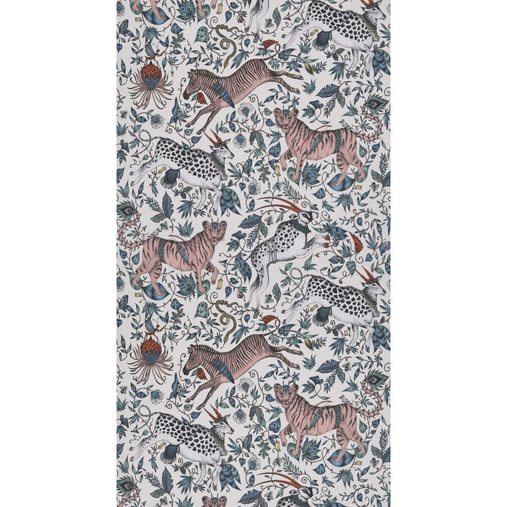 Protea Pink by Clarke And Clarke Designer Wallcovering WILDERIE BY EMMA J SHIPLEY FOR C&C NON WOVEN - 100% United Kingdom Horizontal: 0 and Vertical: 20.48 21 - Swanky Fabrics -