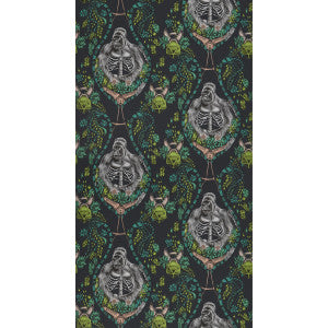 Silverback Charcoal by Clarke And Clarke Designer Wallcovering