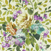 Bloom Amethyst Wp by Clarke And Clarke Designer Wallcovering
