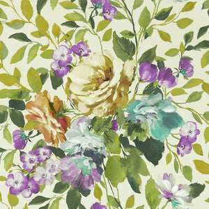 Bloom Amethyst Wp by Clarke And Clarke Designer Wallcovering