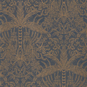Leopardo Antique/Noir Wp by Clarke And Clarke Designer Wallcovering