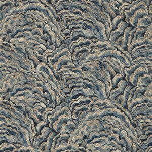Lumino Midnight/Copper Wp by Clarke And Clarke Designer Wallcovering