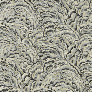 Lumino Noir/Gilver Wp by Clarke And Clarke Designer Wallcovering