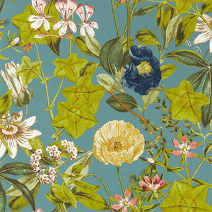 Passiflora Chambray Wp by Clarke And Clarke Designer Wallcovering