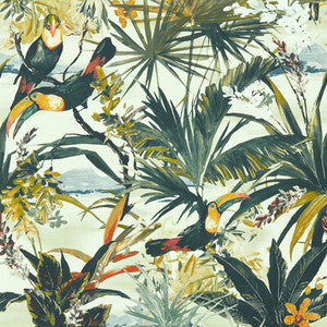 Toucan Antique Wp by Clarke And Clarke Designer Wallcovering