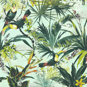 Toucan Sky Wp by Clarke And Clarke Designer Wallcovering