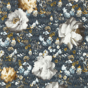 Camile Midnight/Gold Wp by Clarke And Clarke Designer Wallcovering