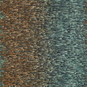 Ombre Teal/Spice Wp by Clarke And Clarke Designer Wallcovering