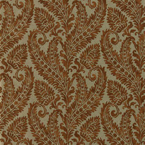 Regale Russet Gilver Wp W0161/04.CAC.0 By Clarke And Clarke Designer Wallcovering