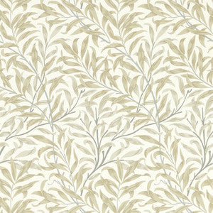 Willow Boughs Linen Wp W0172/03.CAC.0 By Clarke And Clarke Designer Wallcovering