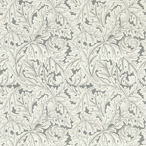 Acanthus Slate Wp W0175/02.CAC.0 By Clarke And Clarke Designer Wallcovering
