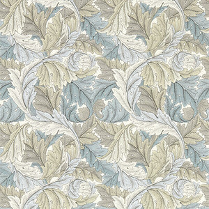 Acanthus Dove Wp W0175/03.CAC.0 By Clarke And Clarke Designer Wallcovering