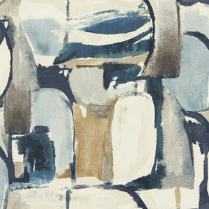 Figura Denim/Linen Wp W0180/01.CAC.0 By Clarke And Clarke Designer Wallcovering