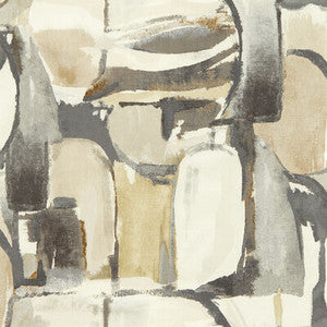 Figura Linen/Charcoal Wp W0180/02.CAC.0 By Clarke And Clarke Designer Wallcovering