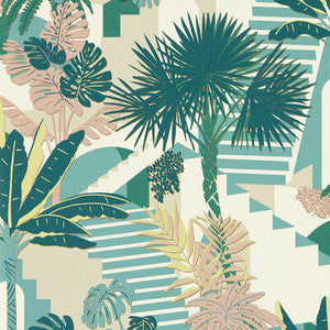 Malindi Mineral/Blush Wp W0186/02.CAC.0 By Clarke And Clarke Designer Wallcovering